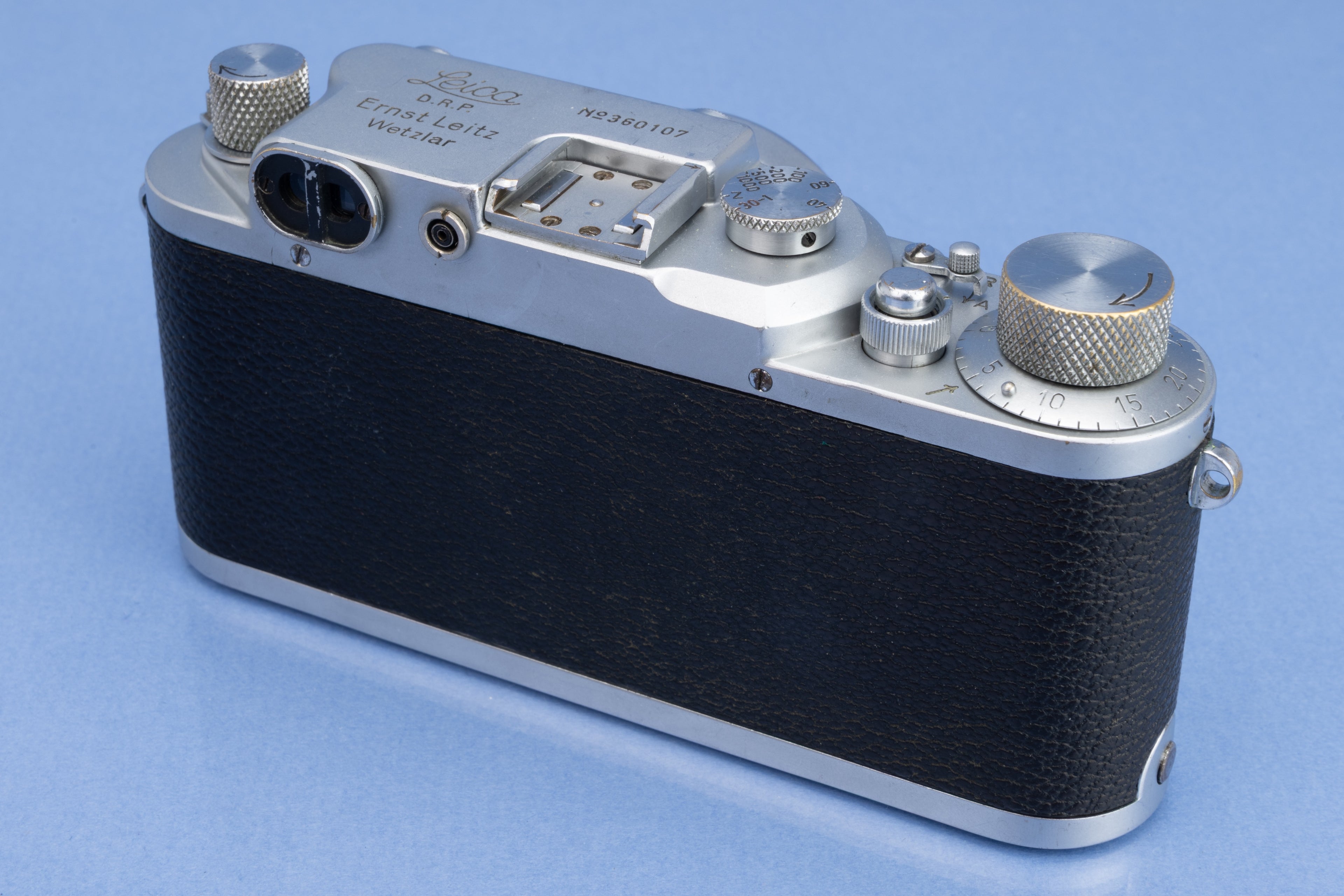 LEICA LEITZ ORIGINAL IIID RANGEFINDER CAMERA BODY #360107 +50MM F2 SUMMITAR RARE