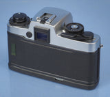 LEICA LEITZ R4 10041 CHROME SLR CAMERA BODY +PAPERS +CASE +STRAP CLEAN! NICE!