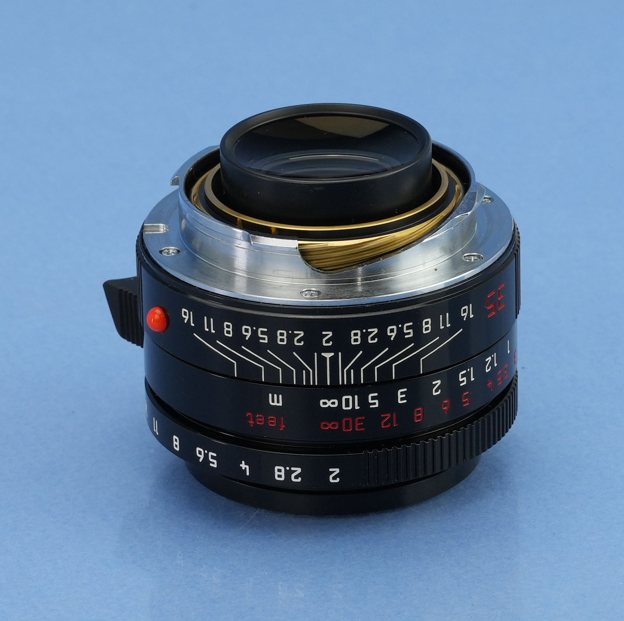 LEICA 35MMM SUMMICRON-M F2 ASPH 11611 BLACK PAINT MILLENNIUM LENS SET MINT +BOX!