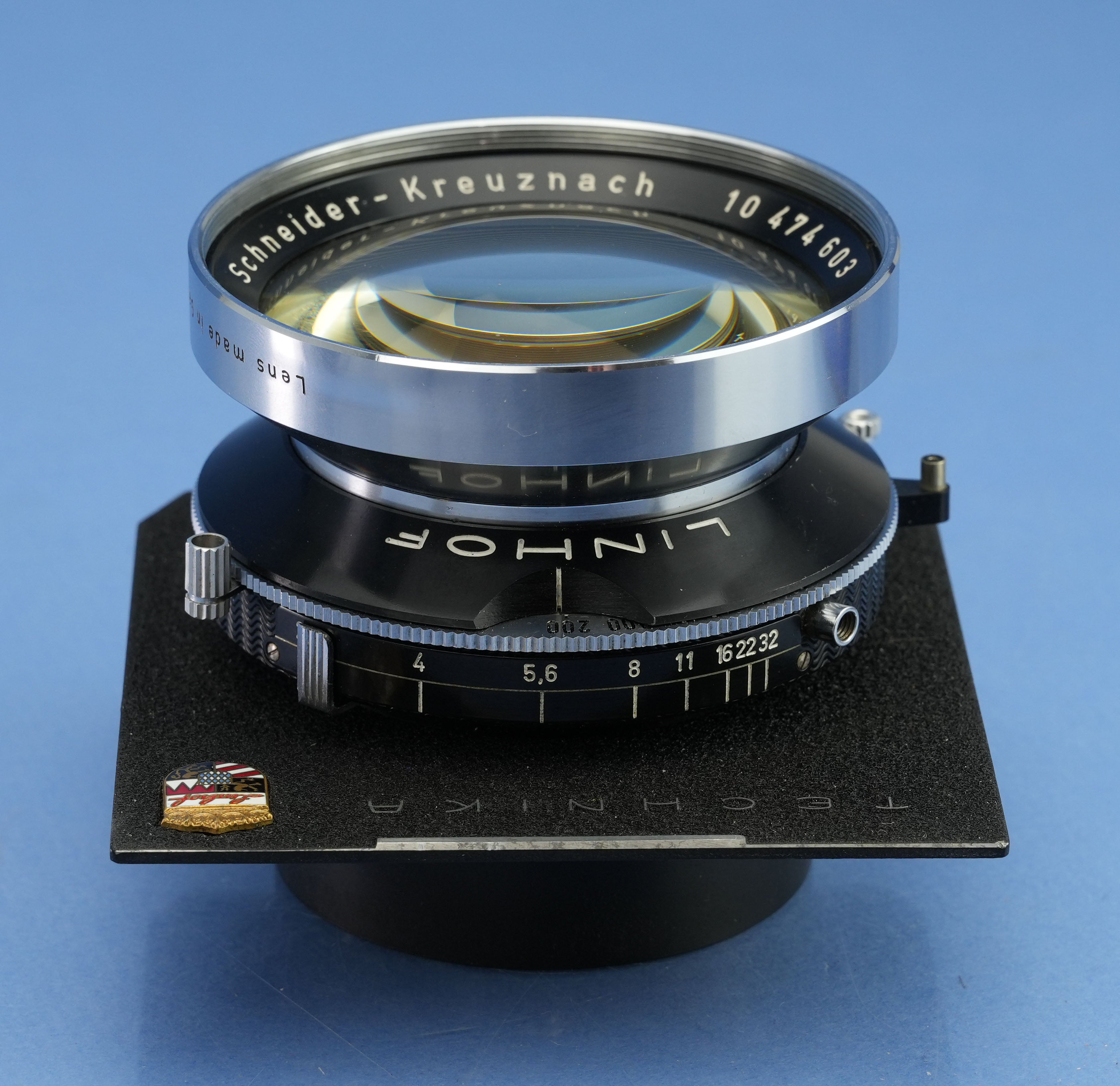 SCHNEIDER LINHOF SELECT 150MM F2.8 XENOTAR LENS +COMPUR +CAPS +PAPERS +BOX WOW!