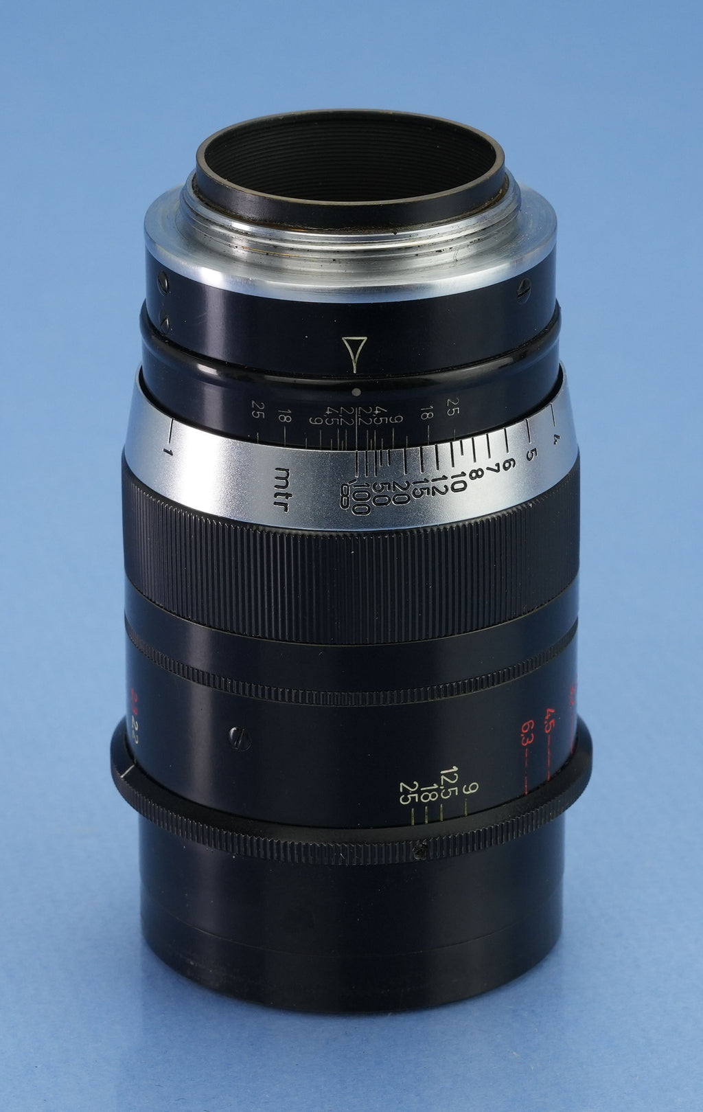 LEICA LEITZ 90MM THAMBAR F2.2 BLACK PAINT LENS +CENTER FILTER +HOOD +CAPS +BOX
