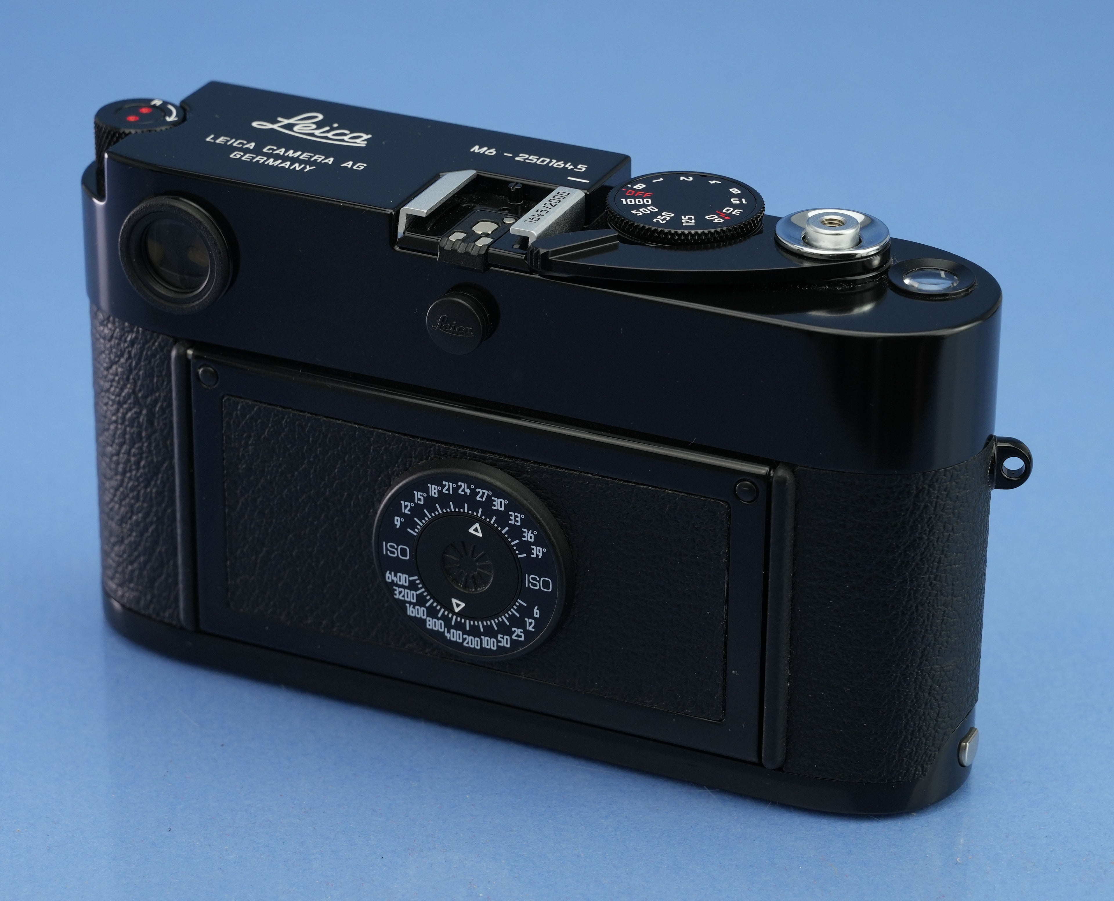 LEICA M6 TTL 0.72 10442 MILLENNIUM BLACK PAINT CAMERA +PAPERS +BOX MINT! #1645