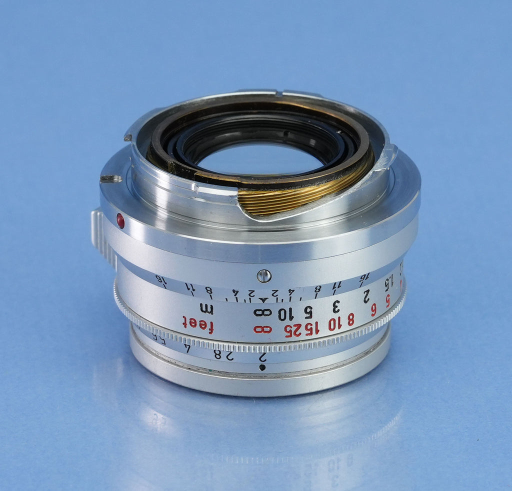 LEICA LEITZ SUMMICRON 35MM F2 M 11308 8 ELEMENT 1ST V GERMANY LATE # LENS MINT!