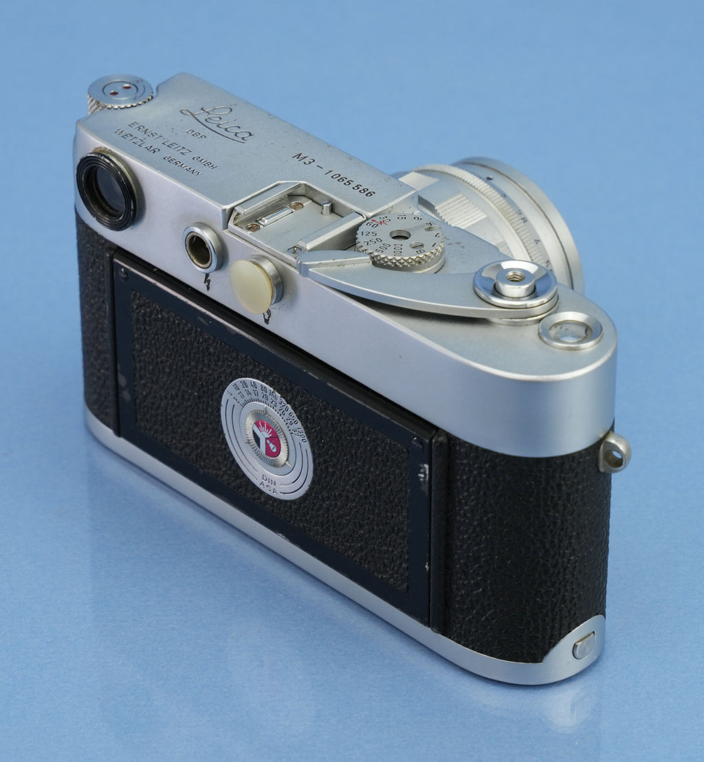 LEICA M3 SS IGEMO 10150 +50MM SUMMILUX F1.4+ 135MM F4 ELMAR +BOX +CARDS WOW!