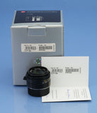 LEICA 35MM SUMMICRON-M F2 ASPH VERSION II 11708 BLACK 6 BIT M LENS +BOX NICE!