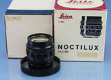 LEICA 11820 50MM NOCTILUX F1.2 VINTAG LENS +SHADE +BOX RARE 1st BATCH THICK RIM