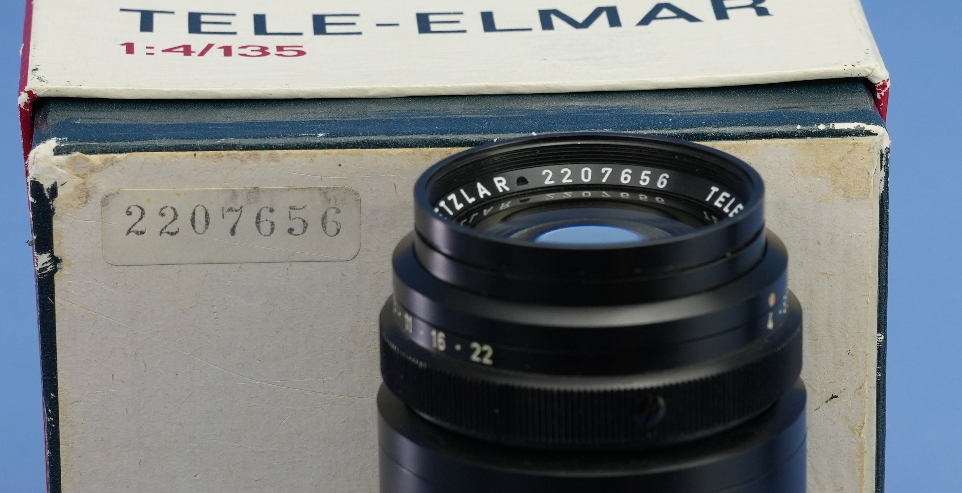 LEICA LEITZ 135MM TELE-ELMAR F4 11851 BLACK M LENS +12575 SHADE +BOX SERVICED!