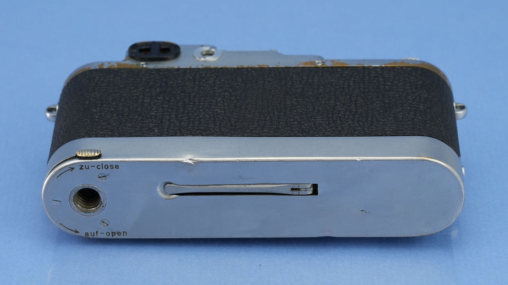 LEICA LEITZ IIIC UPGRADED IIIF LOOHW SM CAMERA + LEICAVIT SYOOM WINDER RARE!