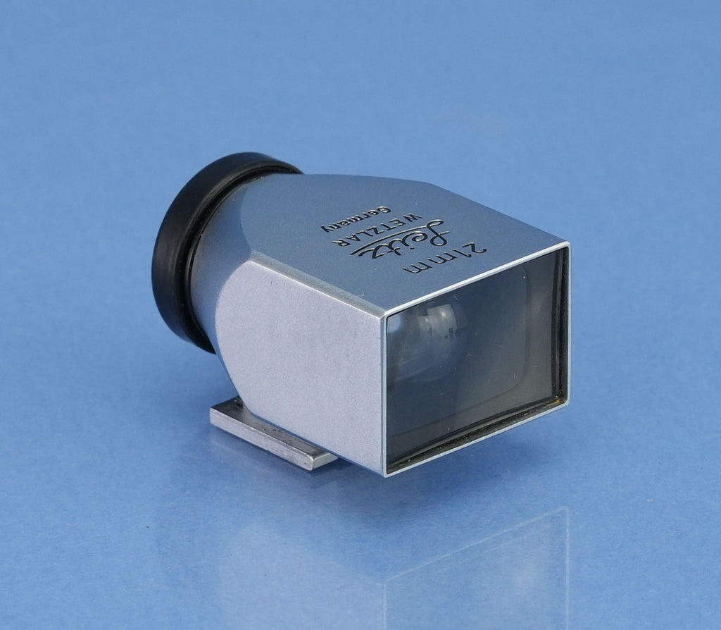 LEICA LEITZ 21MM SUPER-ANGULON F3.4 CHROME M 11103 LENS +CAPS +SHADE +FINDER+BOX
