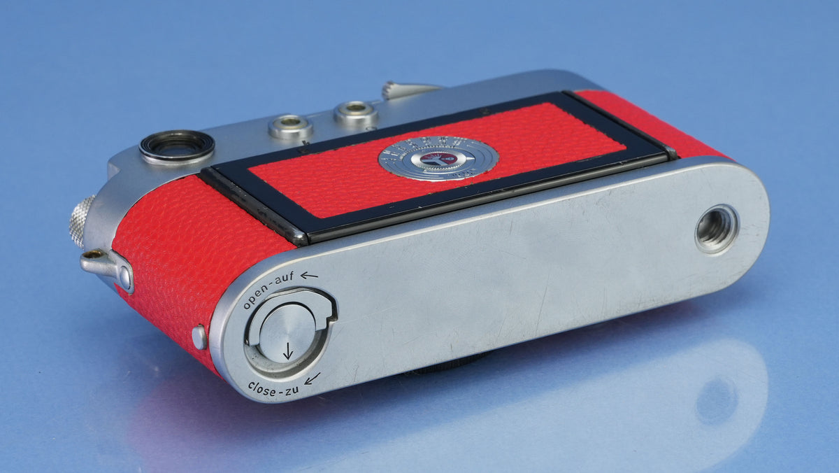 LEICA LEITZ M3 DS 10150 IGEMO CHROME CAMERA BODY TRANSITIONAL #854554 SERVICED!