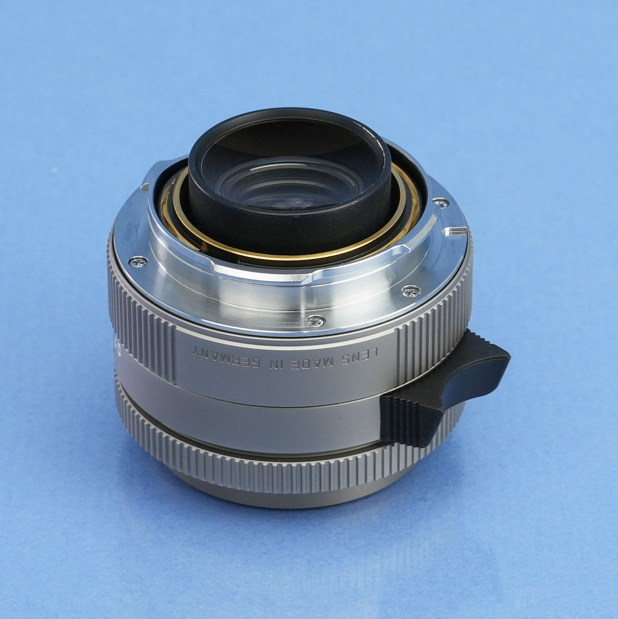 LEICA 35MM SUMMICRON-M F2 ASPH 11609 TITAN TITAN OBJEKTIV +BOX +KAPPE + GEGENBLATT NEUWERTIG!