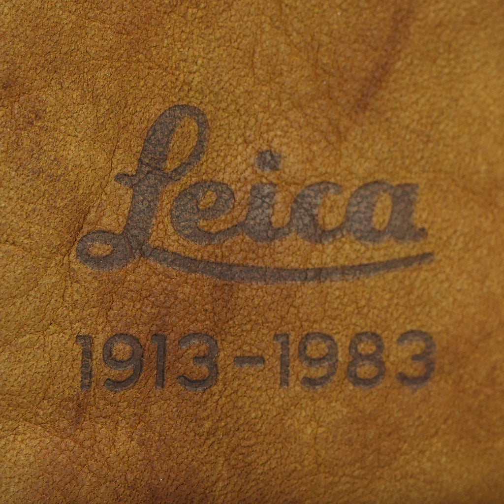 LEICA LEITZ M4-P 70 JAHRE 1913-1983 CAMERA BAG 14816 BROWN LEATHER +BOX RARE!