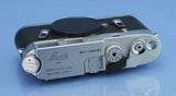 LEICA LEITZ M4 10400 CHROME RANGEFINDER CAMERA BODY +BOX +L SEAL +PAPERS MINT!