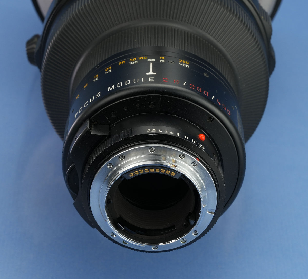 LEICA 400MM F2.8 APO-TELYT-R 11847 MODULAR ROM LENS +SHADE +CAPS SET +CASE RARE!