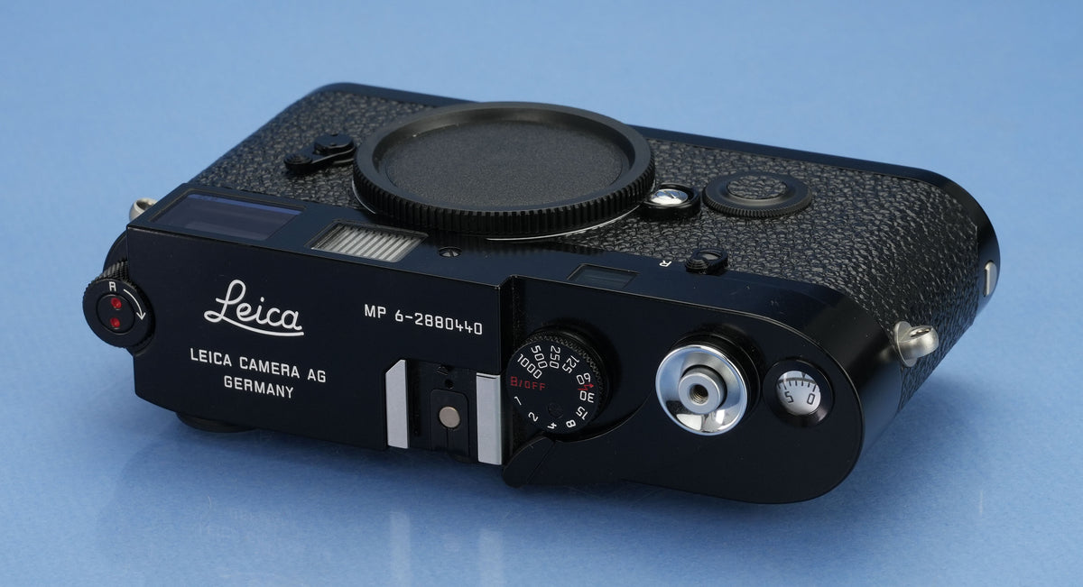 LEICA MP 6 MP6 10311 BLACK PAINT RANGEFINDER CAMERA BODY +CAP +BOX MINT RARE
