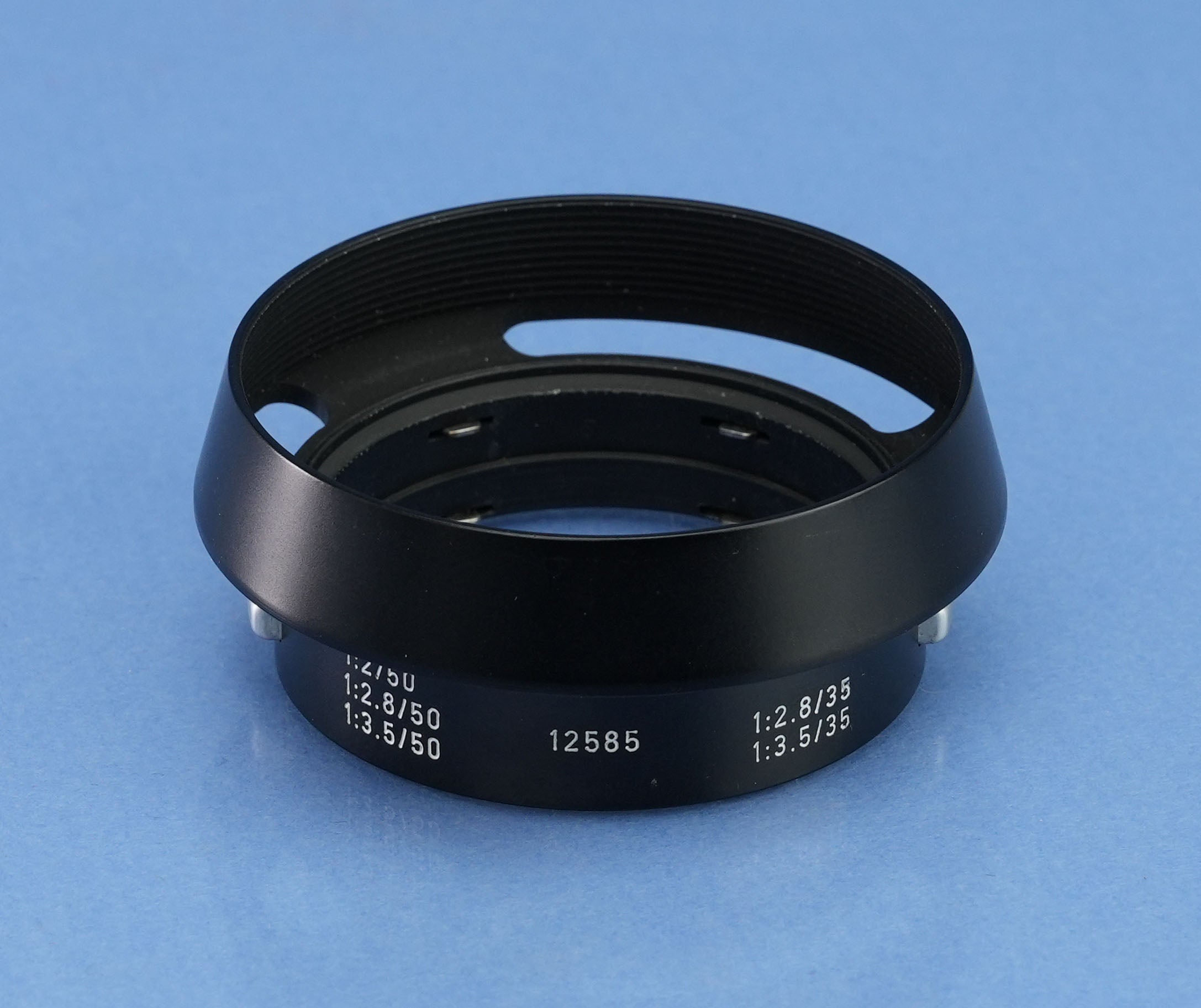 LEICA LEITZ 50MM SUMMICRON F2 CHROME DUAL RANGE M LENS 11918 SOMNI +SHADE +CAPS