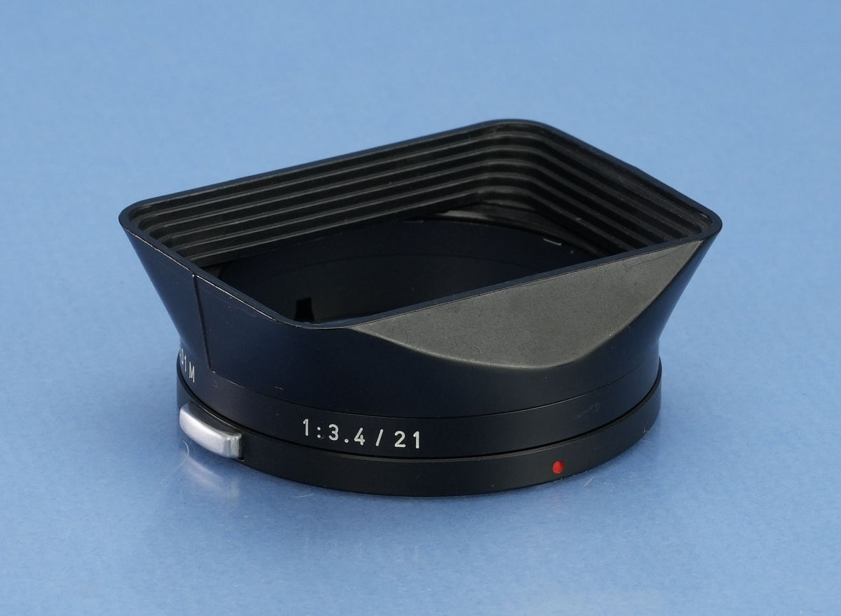 LEICA LEITZ 21MM SUPER-ANGULON F3.4 11103 LENS +CAPS +SHADE +BOX RARE 1st BATCH!