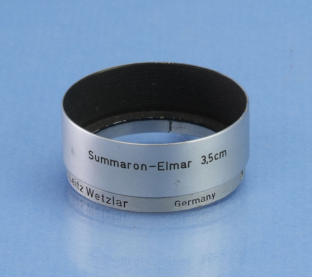 LEICA LEITZ 35MM ELMAR F3.5 CHROME SCREW MOUNT LTM SM LENS +CAPS +BOX +FOOKH