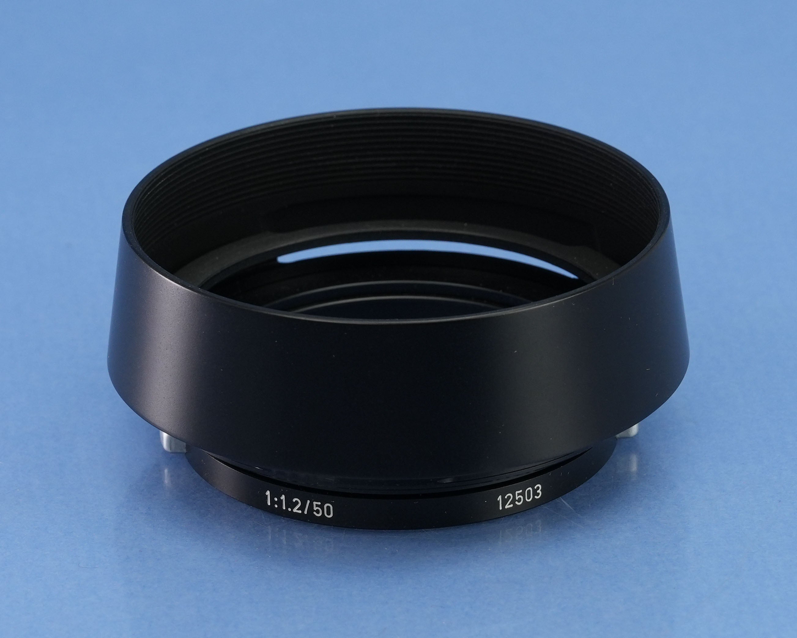 LEICA LEITZ 11820 50MM NOCTILUX F1.2 VINTAGE M LENS +12503 SHADE +CAP +BOX MINT!