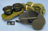 LEICA ELCAN 7X50 MILITARY NATO BINOCULARS +BOX +FILTERS +CAPS +CASE NEAR MINT!