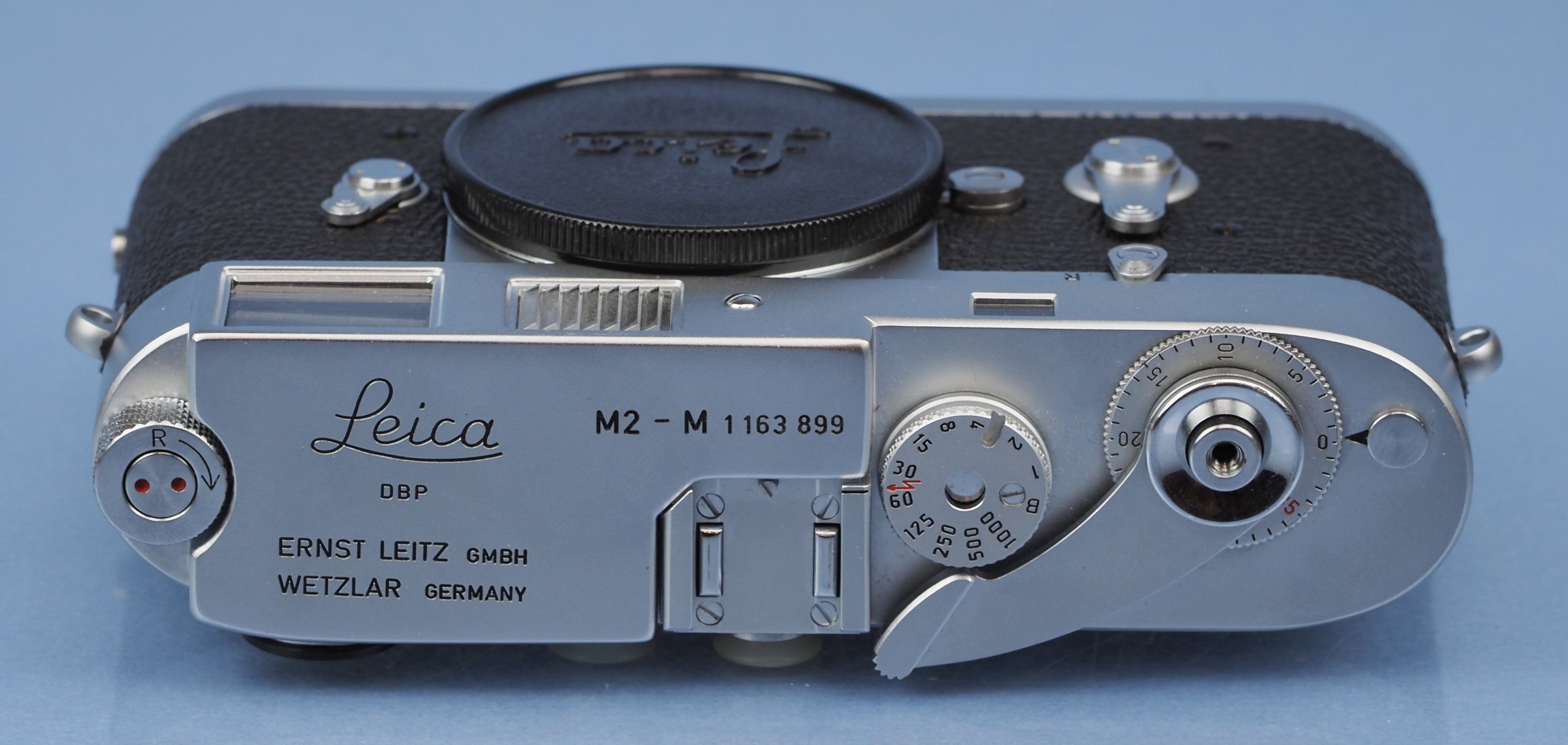LEICA LEITZ M2-M MOTOR CHROME 10800 KOOHE RANGEFINDER CAMERA BODY +BOX +MANUAL