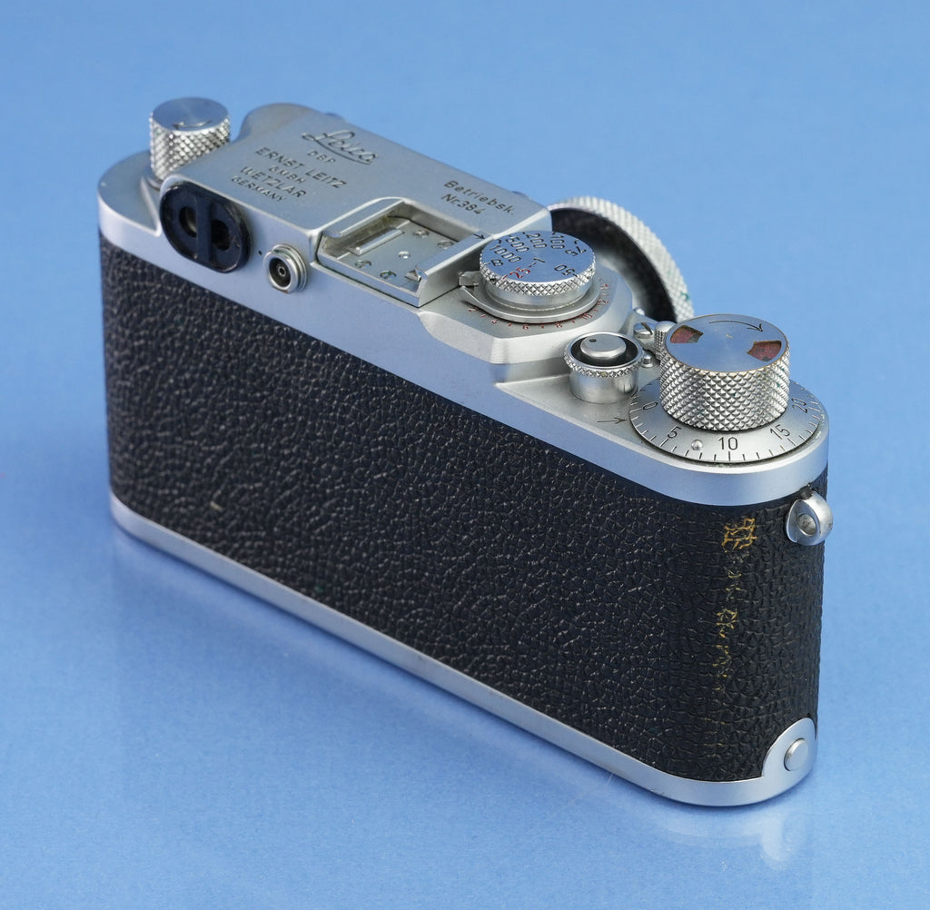 LEICA LEITZ IIIF BETRIEBSK Nr.384 RD/ST +LENS SET LOOHN INTERNAL +PAPERS! RARE!