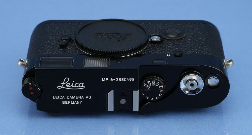 LEICA MP 6 MP6 10311 SCHWARZE LACKIERUNG ENTFERNUNGSFONKERKAMERA GEHÄUSE + DECKEL NEUWERTIG SELTEN