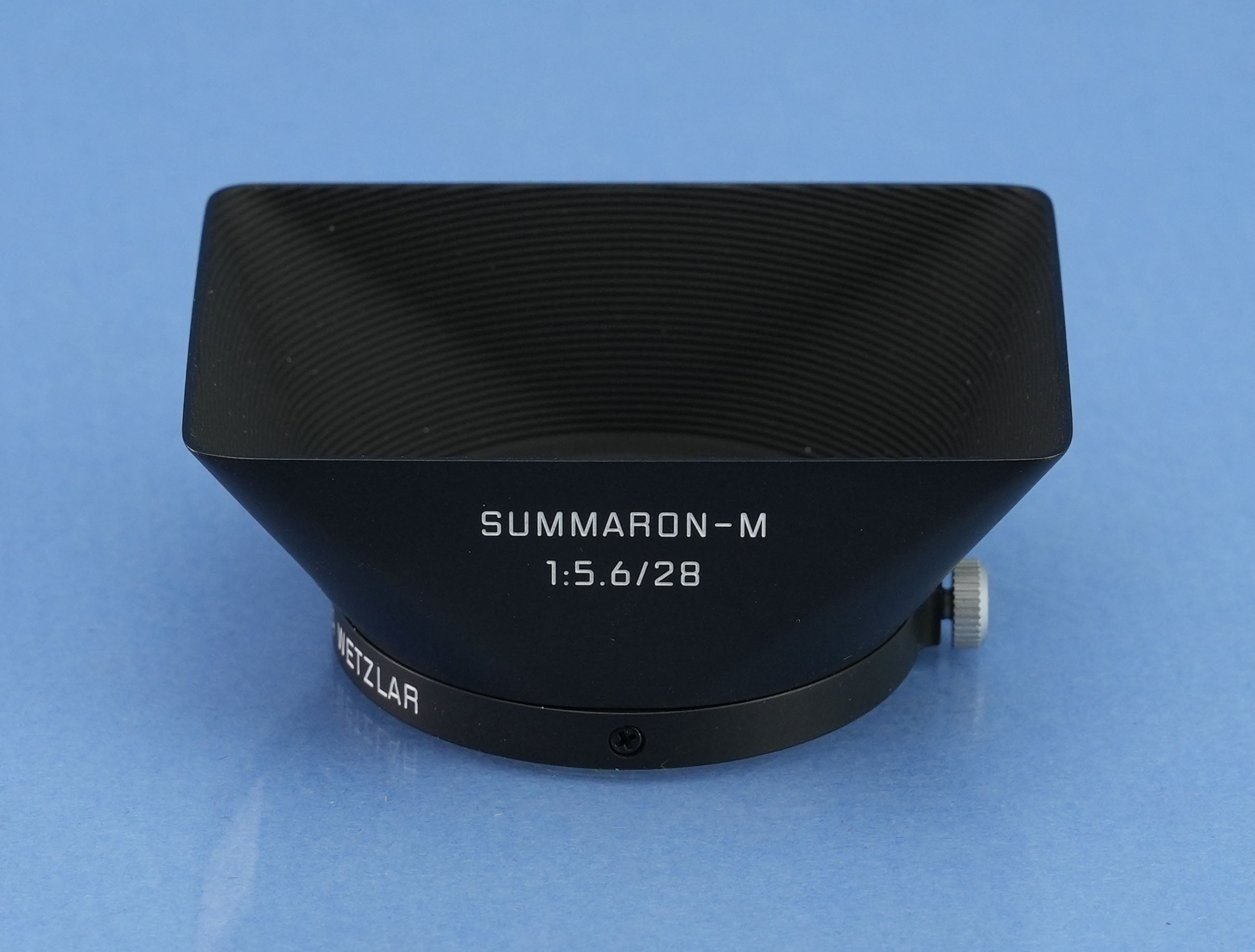 LEICA LEITZ 28MM SUMMARON-M F5.6 CHROME 11695 6BIT M LENS +CAPS +SHADE MINT!