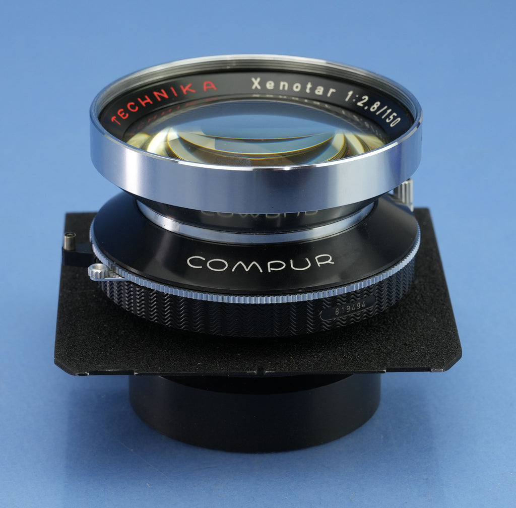 SCHNEIDER LINHOF SELECT 150MM F2.8 XENOTAR LENS +COMPUR +CAPS +PAPERS +BOX WOW!
