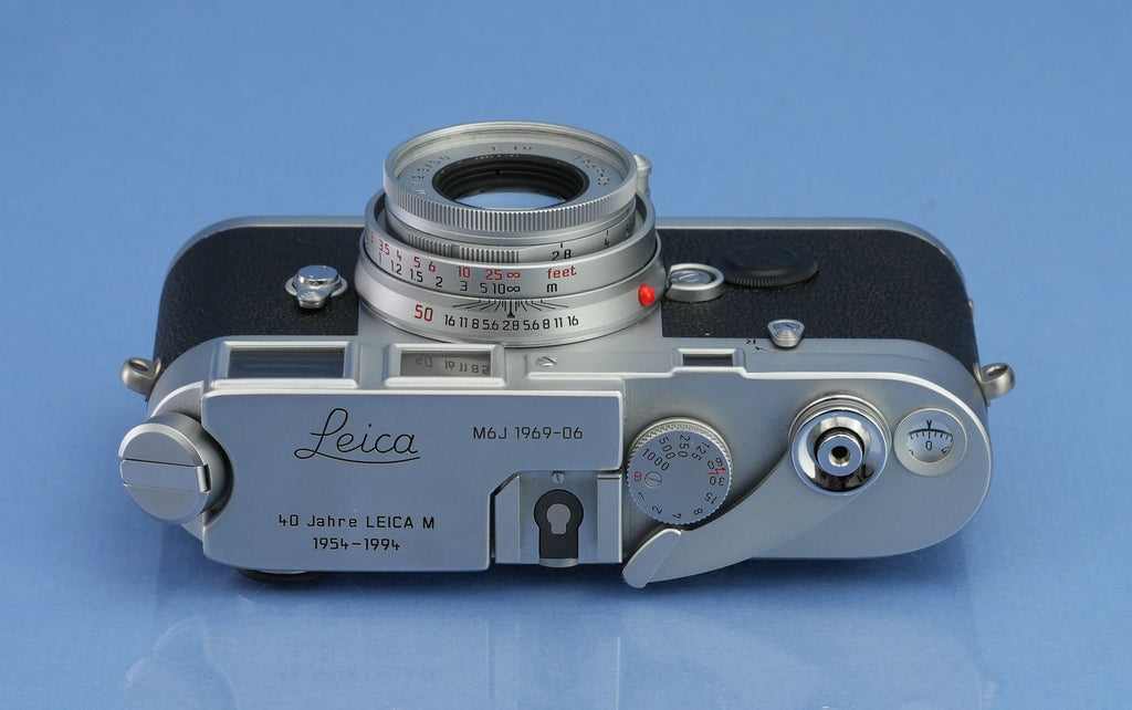 LEICA M6J 10440 40 YEAR JAHRE CAMERA +50MM ELMAR F2.8 +BOX SET # 1999-11 MINT!