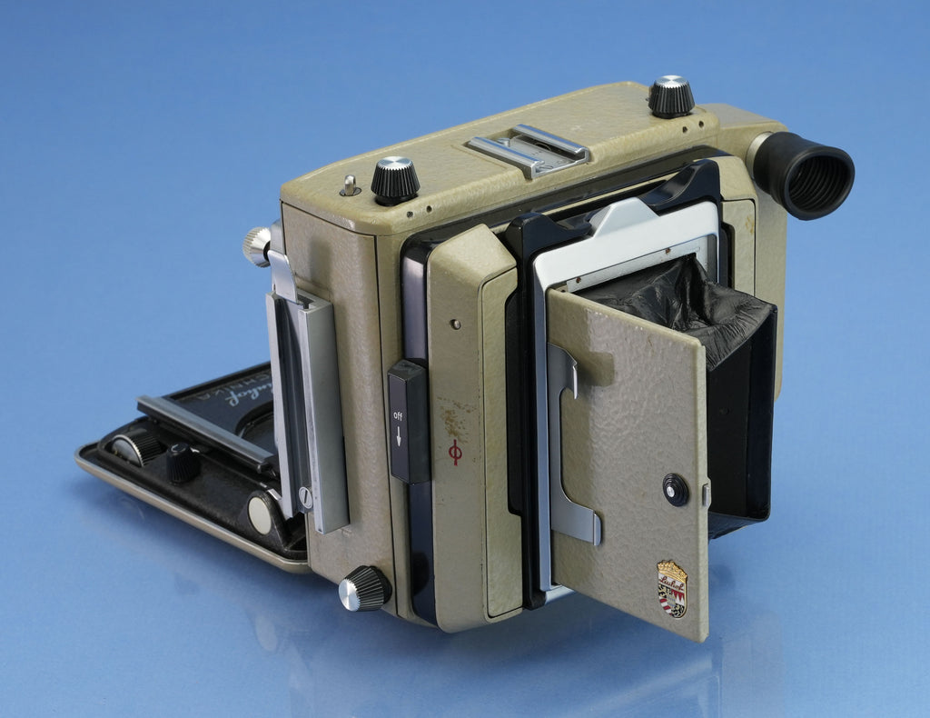 LINHOF SUPER TECHNIKA V 6x9 2x3 FIELD CAMERA +SELECT SYMMAR 100MM F5.6 +CAM SET!