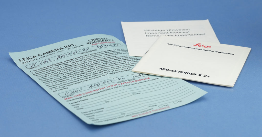 LEICA 11269 APO-EXTENDER-R 2X TELEKONVERTER OBJEKTIVADAPTER +KAPPE +BOX NEUWERTIG!