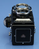 ROLLEI ROLLEIFLEX 2.8F HFT PLANAR PLATIN PLATINUM LIMITED TLR CAMERA MINT RARE!