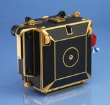 LINHOF MASTER TECHNIKA 4X5 CAMERA 50 JAHRE +150mm SYMMAR-S GOLD SET +EXTRAS NEW!