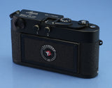 LEICA LEITZ M4 10400 WETZLAR BLACK CHROME CAMERA BODY +PAPERS +BOX NEW OLD STOCK