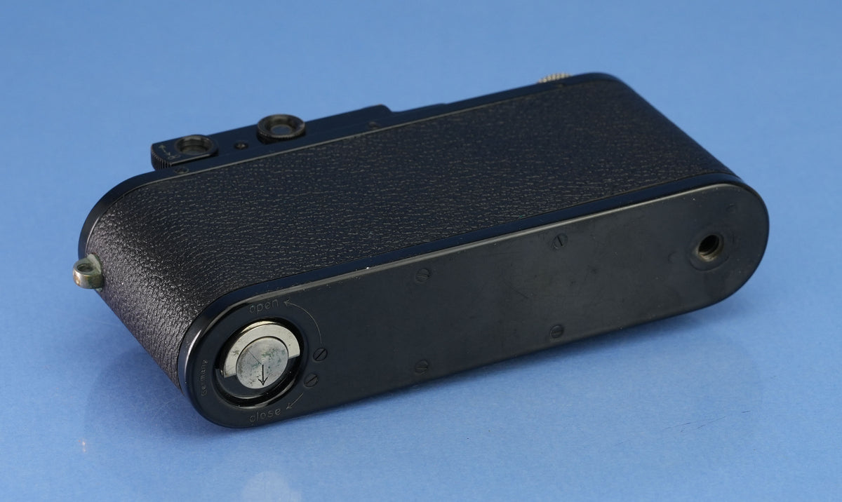 LEICA LEITZ III (MODEL F) LYDRO 1935 BLACK PAINT SM NICKEL CAMERA BODY NICE!