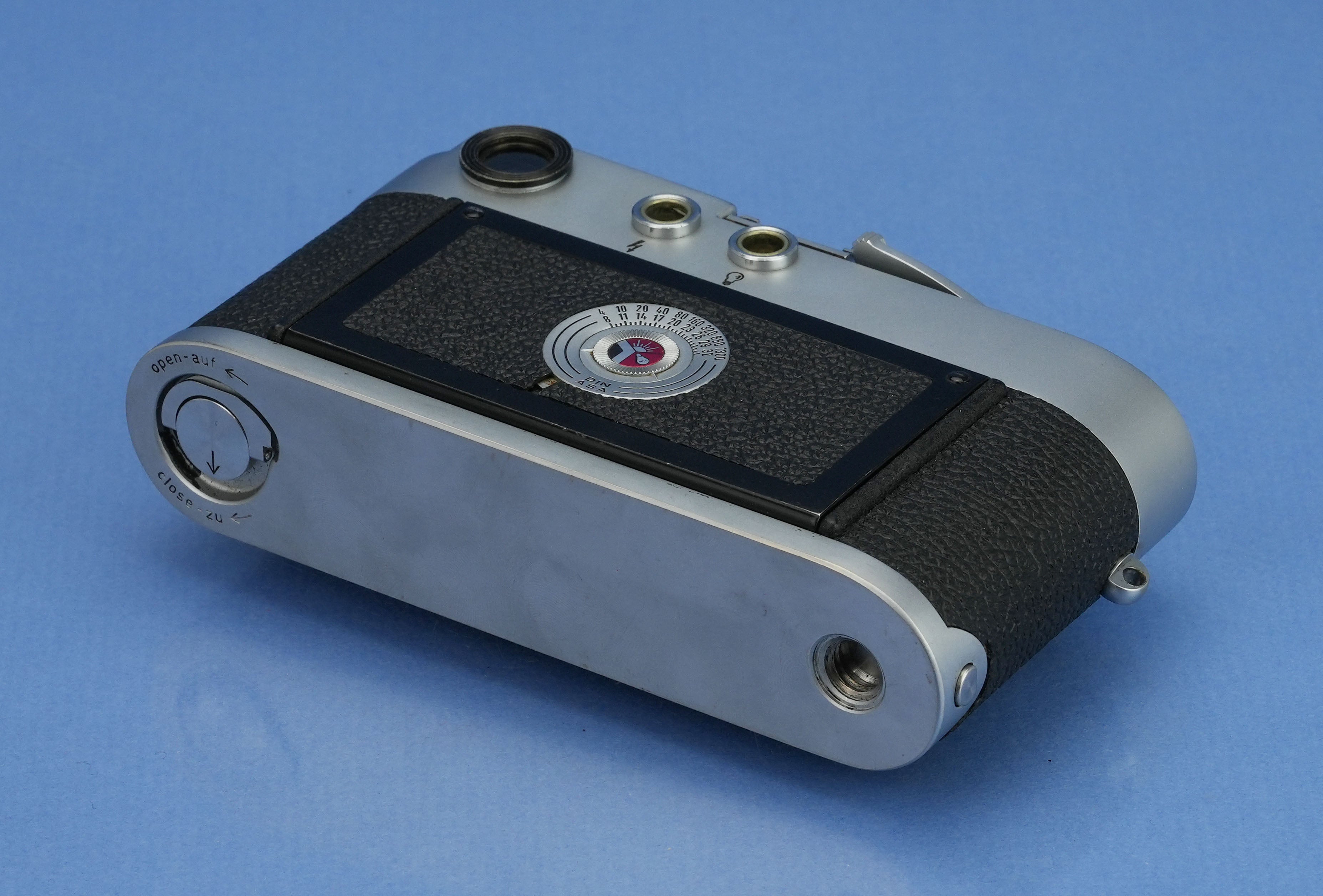 LEICA LEITZ M3 10150 IGEMO SS ENTFERNUNGSMESSERKAMERAGEHÄUSE #1001008 +KAPPE +BOX SCHÖN