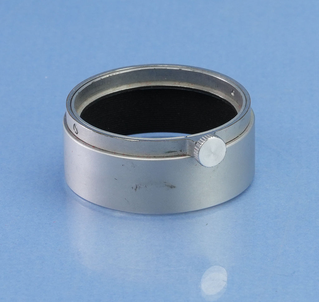 LEICA LEITZ 35MM ELMAR F3.5 CHROME SCREW MOUNT LTM SM LENS +CAPS +BOX +FOOKH