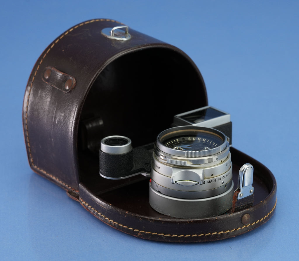 LEICA LEITZ 35MM F1.4 SUMMILUX M STEEL RIM LENS 1st VERSION 11870 M3 +EYES MINT!