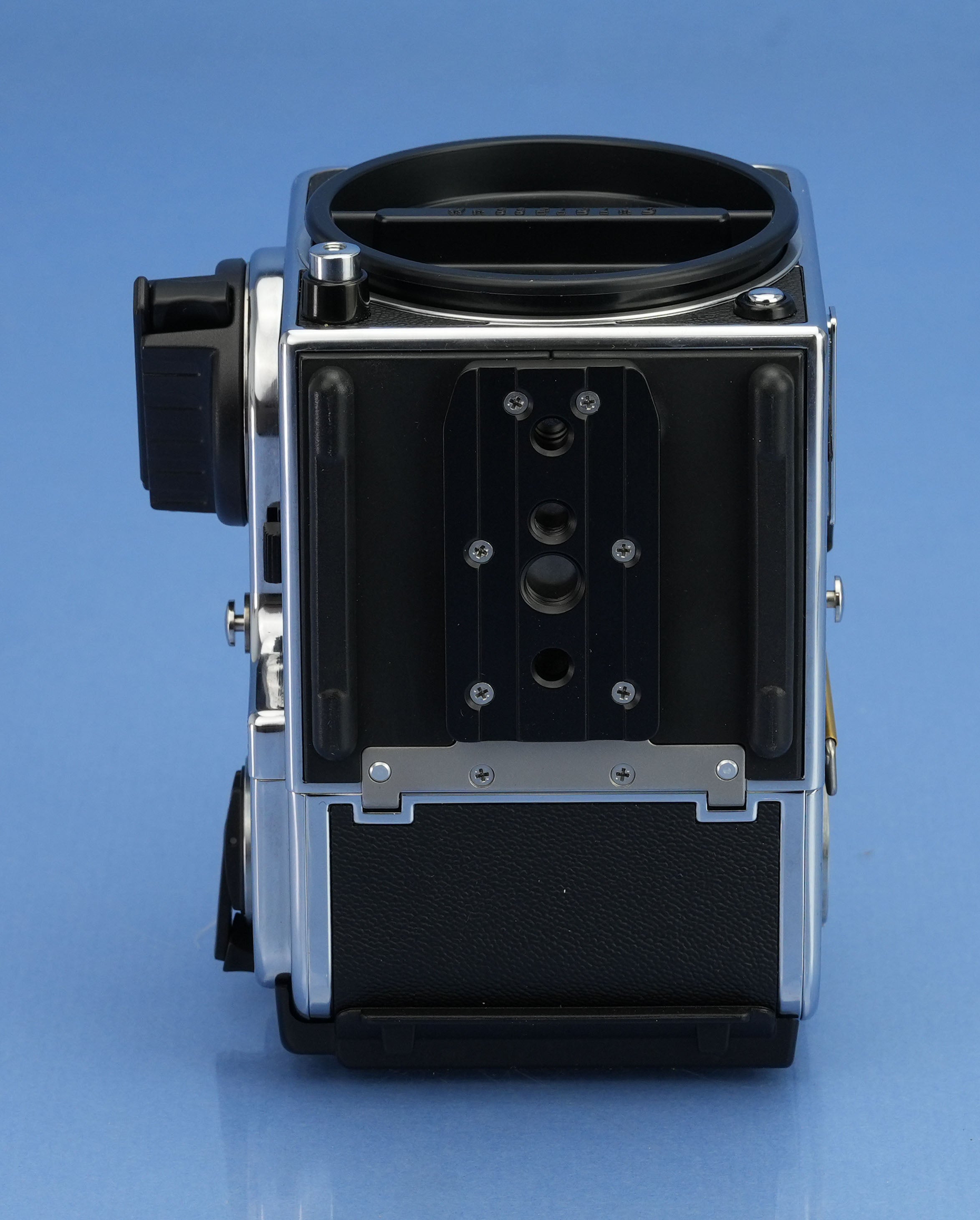 HASSELBLAD 503CW MILLENNUM GOLD TRIM KAMERA + A12 RÜCKSEITE + BOX + HELLSEITE, NEUWERTIG