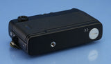 KONICA HEXAR RF BLACK RANGEFINDER CAMERA OUTFIT +50MM F2 LENS +BOX +FLASH +BOX!