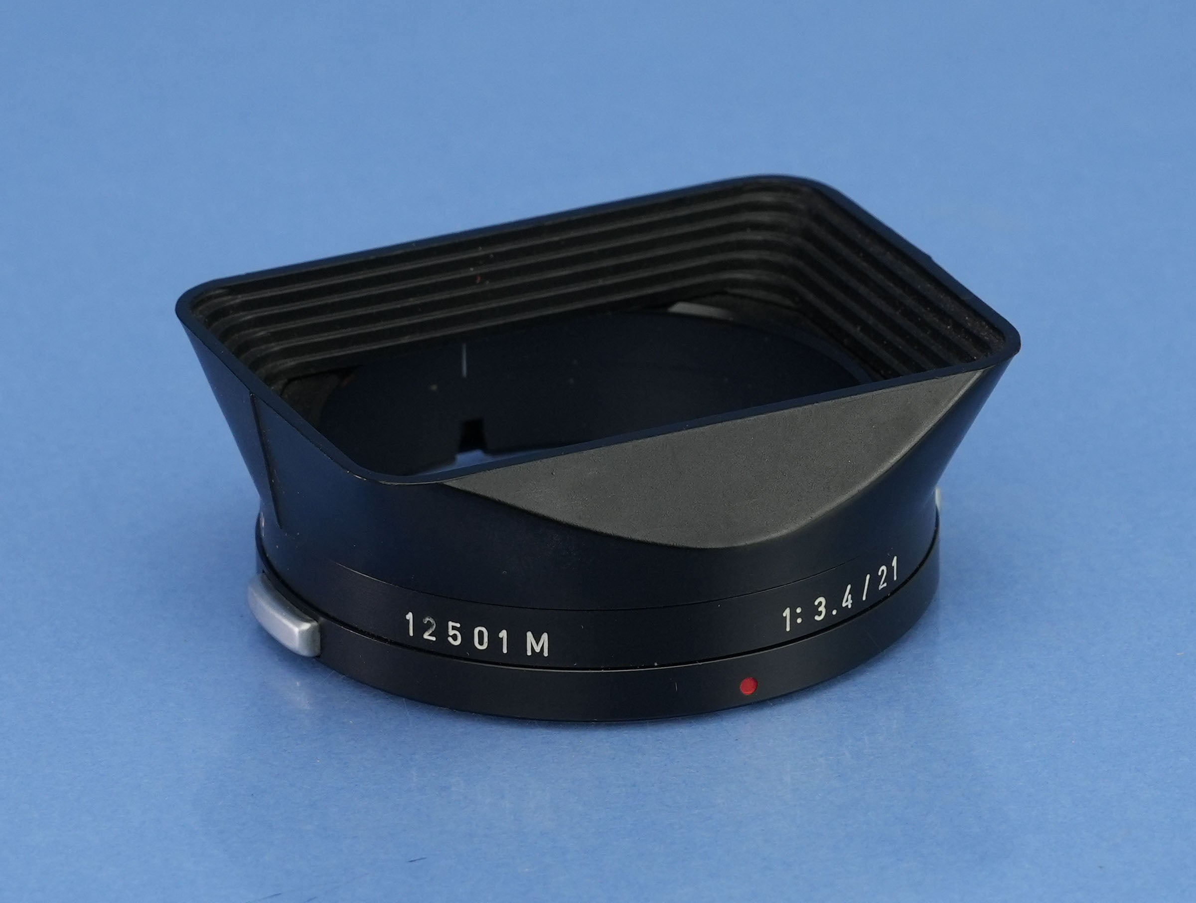 LEICA LEITZ 21MM SUPER-ANGULON F3.4 CHROME M 11103 LENS +CAPS +SHADE +FINDER+BOX