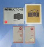 LEICA LEITZ R4 24KT GOLD CAMERA OUTFIT +50MM SUMMILUX-R F1.4 LENS +BOX MINT!