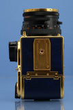 HASSELBLAD 503CX 50TH GOLD BLUE SUPREME CAMERA +80MM CF +A12 +BOX NEW OLD STOCK!