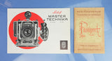 LINHOF MASTER TECHNIKA 4X5 CAMERA 50 JAHRE +150mm SYMMAR-S GOLD SET +EXTRAS NEW!