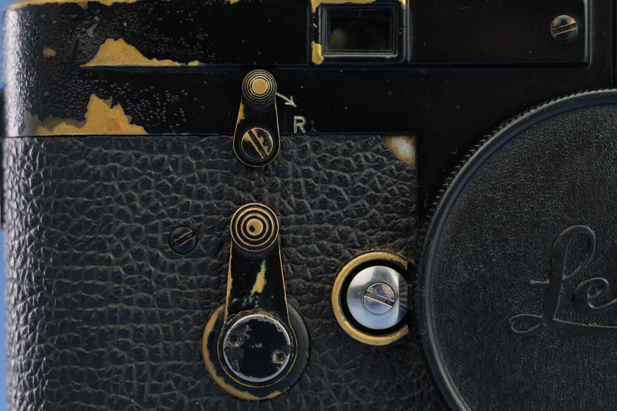LEICA LEITZ M3 EARLY BLACK PAINT IGEMO RANGEFINDER CAMERA BODY #959427 RARE!