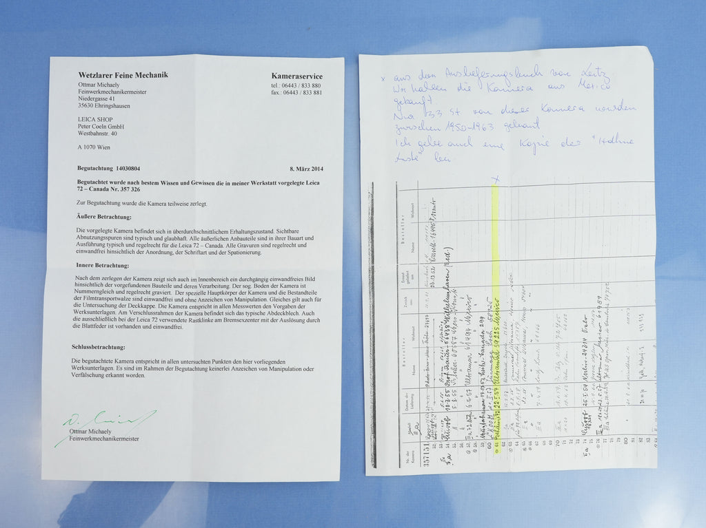 LEICA LEITZ 72 18X24 MIDLAND ELC HALBFORMATKAMERA + PAPIERE 100 JAHRE JUBILÄUMSVERKAUF SCHÖN!