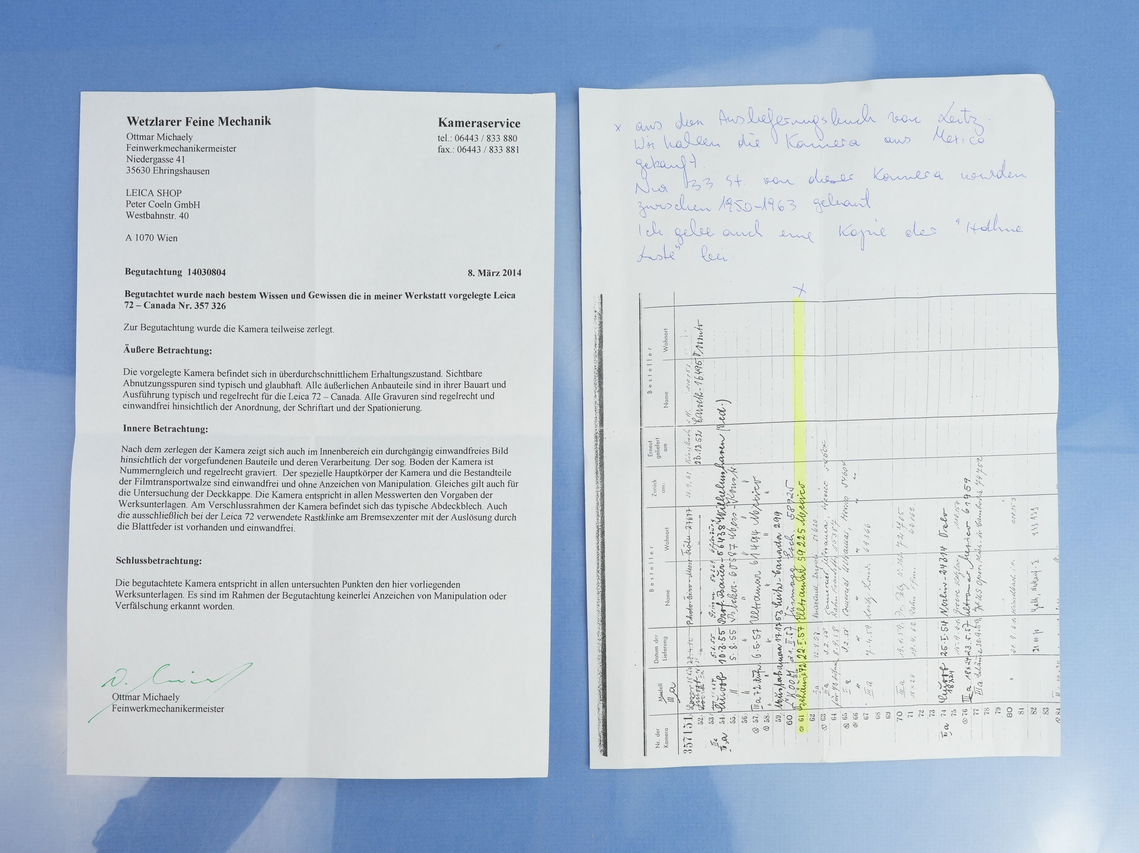 LEICA LEITZ 72 18X24 MIDLAND ELC HALBFORMATKAMERA + PAPIERE 100 JAHRE JUBILÄUMSVERKAUF SCHÖN!