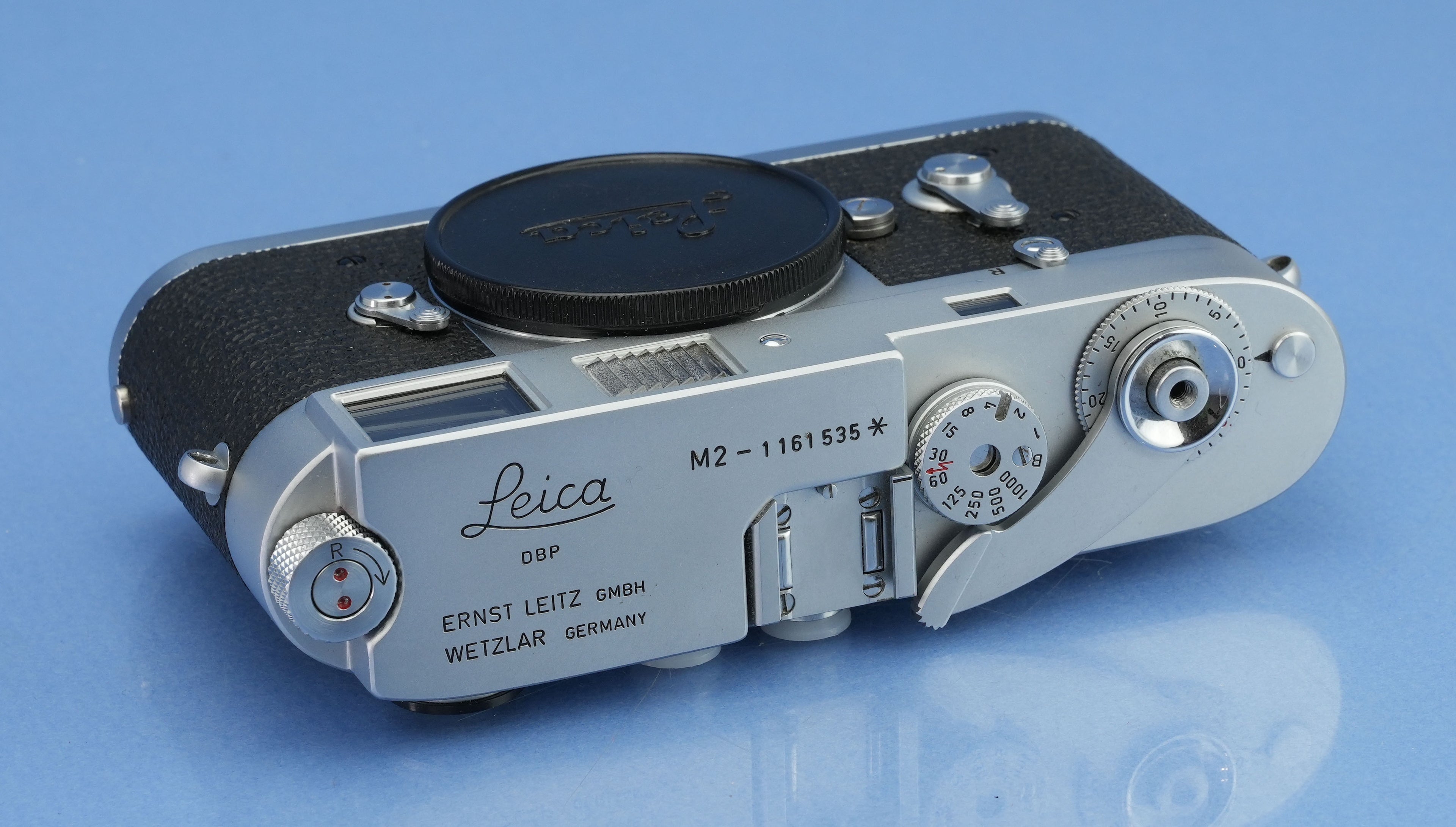 LEICA LEITZ M2 SS 10308 KOOHE CHROM-KAMERAGEHÄUSE + BOX NEUWERTIG SONDERANGEBOT * #1161535*