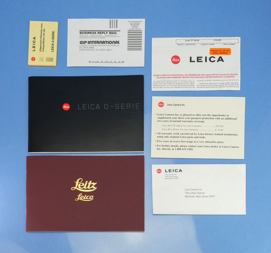 LEICA LEITZ O 0 SERIES 10500 JAHRE CAMERA SET +50MM ANASTIGMAT + MINT IN BOX!